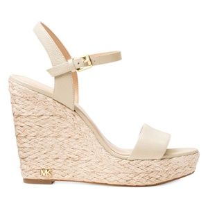 MICHAEL Michael Kors Jill Leather Wedge Sandals